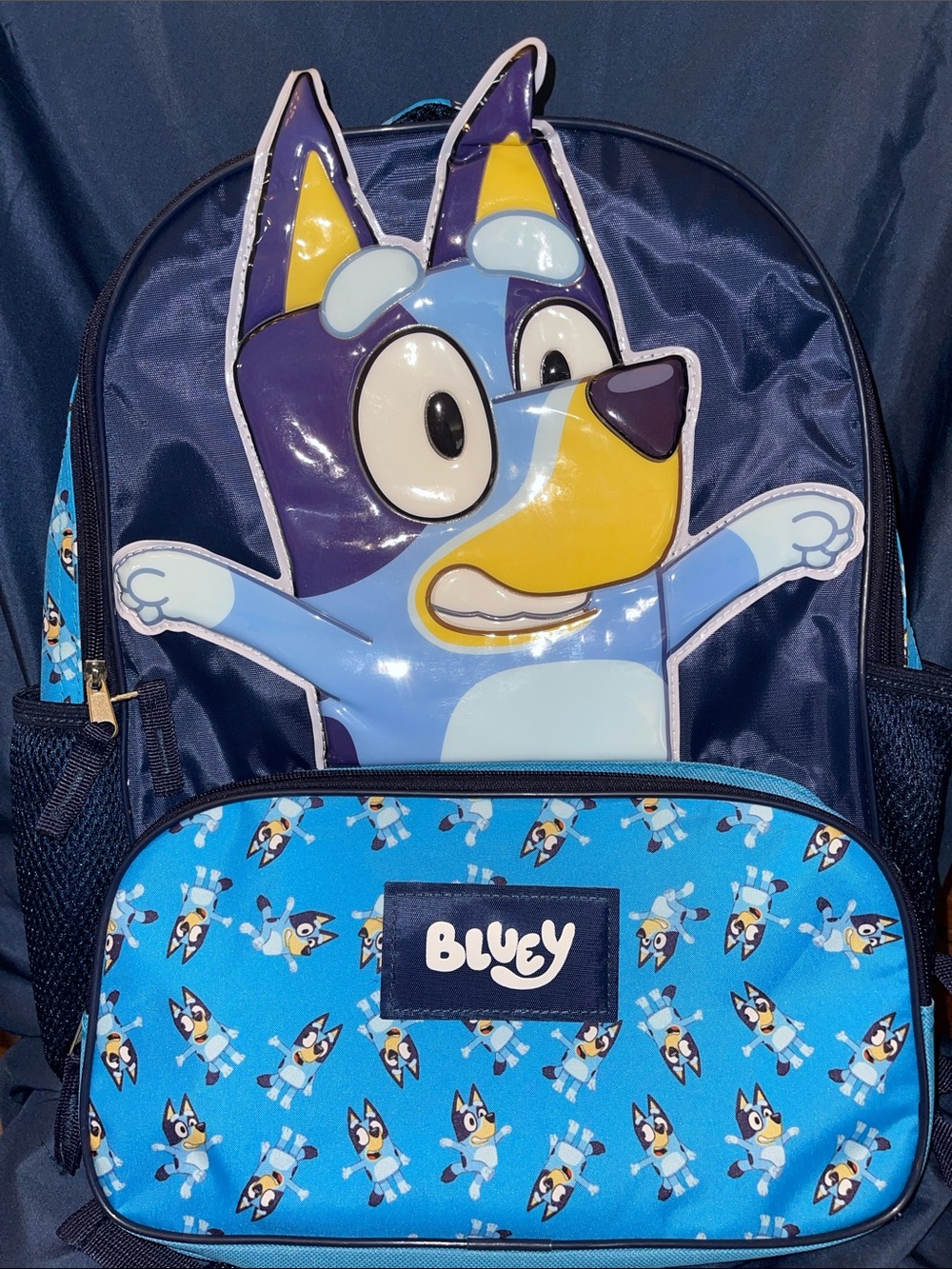 Bluey Kids Backpack with Playful Cartoon Front - Bluey Brand